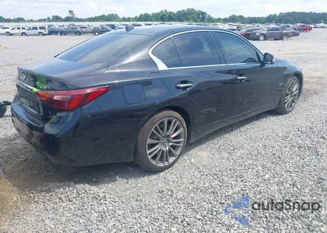 2018 Infiniti Q50 3.0T Red Sport 400 from USA, damaged, VIN JN1FV7AR2JM481061